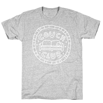 Couch Club Membership Badge T-Shirt