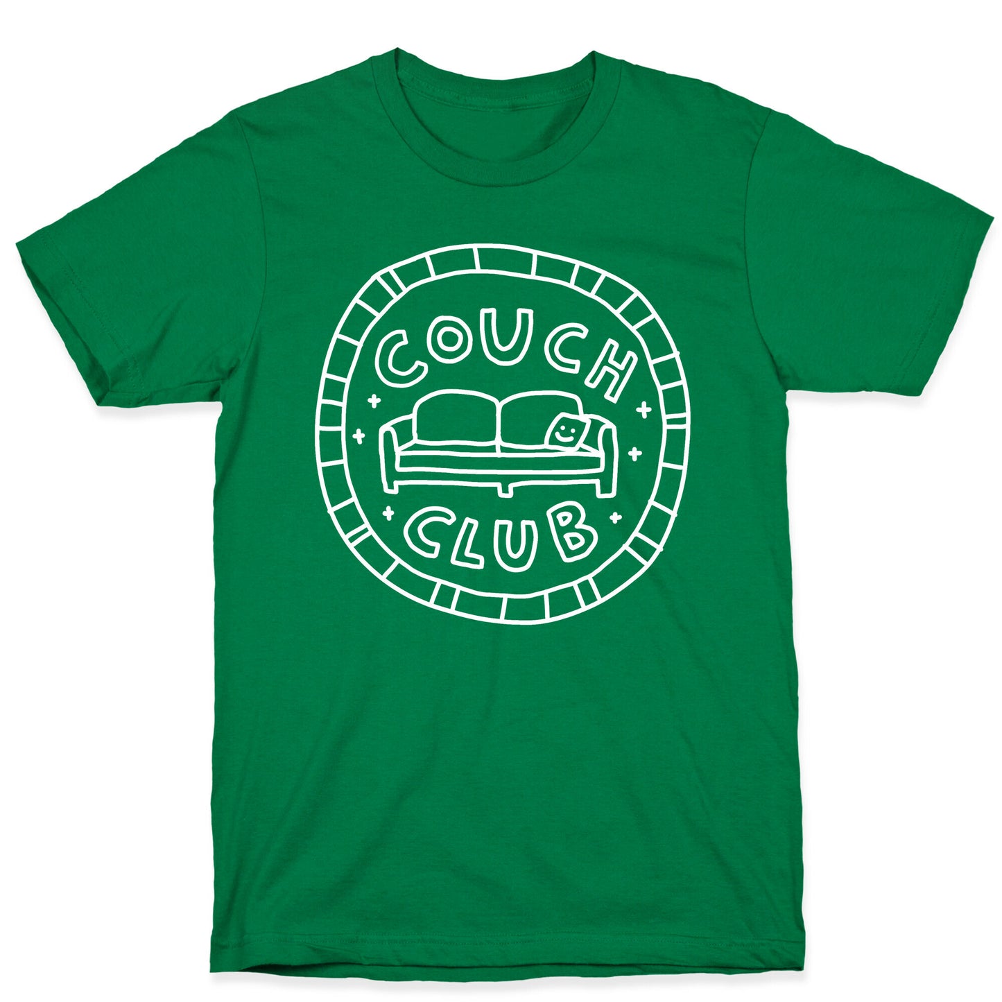 Couch Club Membership Badge T-Shirt