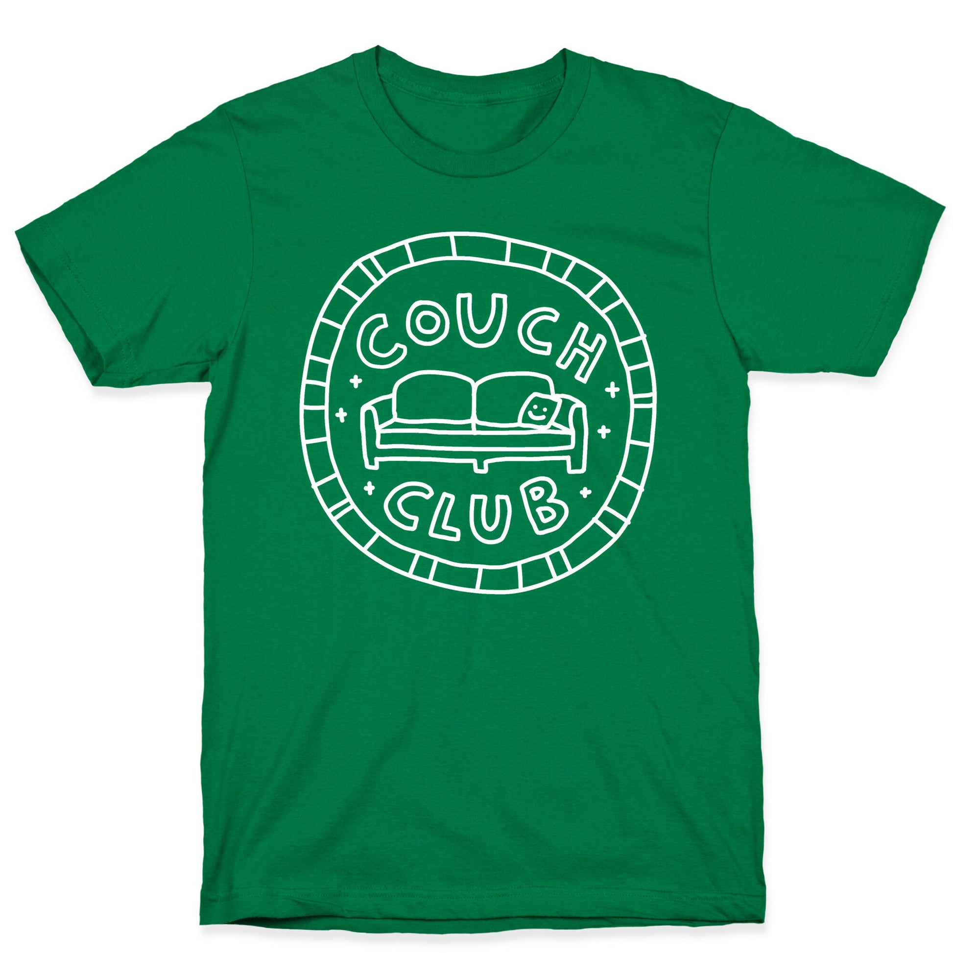 Couch Club Membership Badge T-Shirt