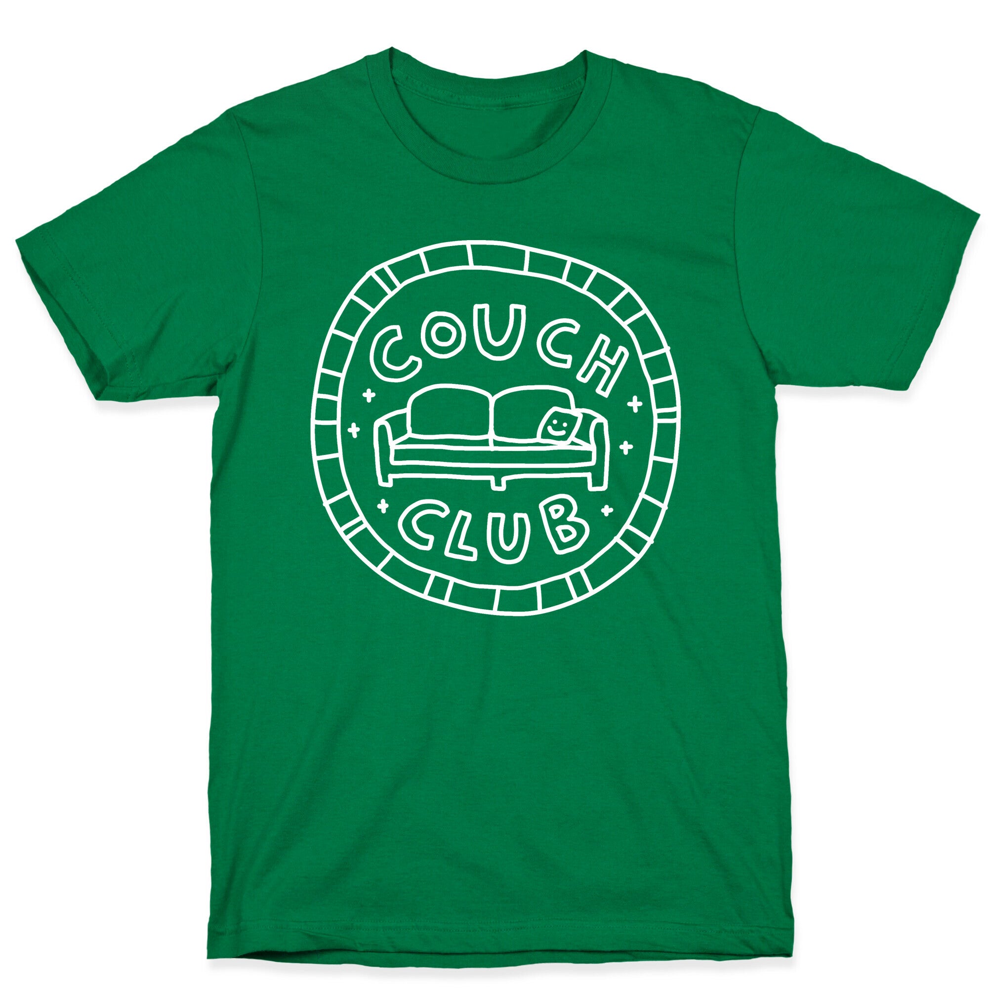Couch Club Membership Badge T-Shirt