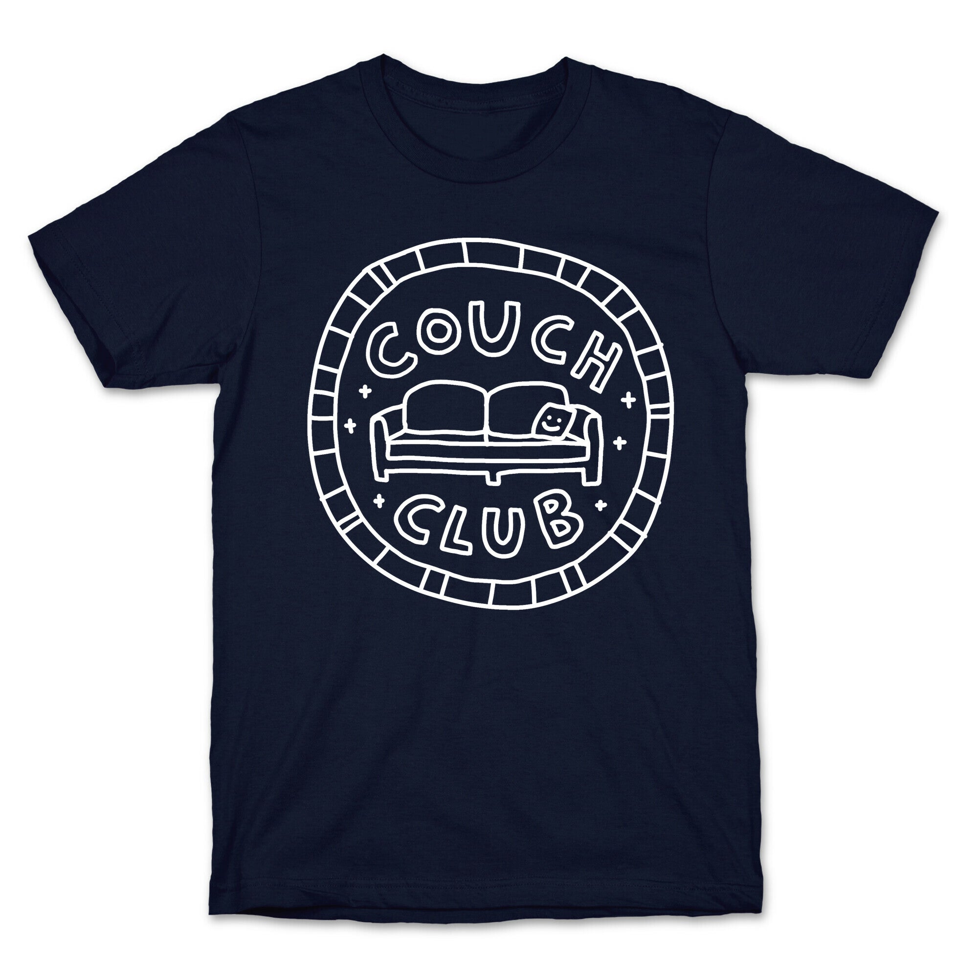 Couch Club Membership Badge T-Shirt