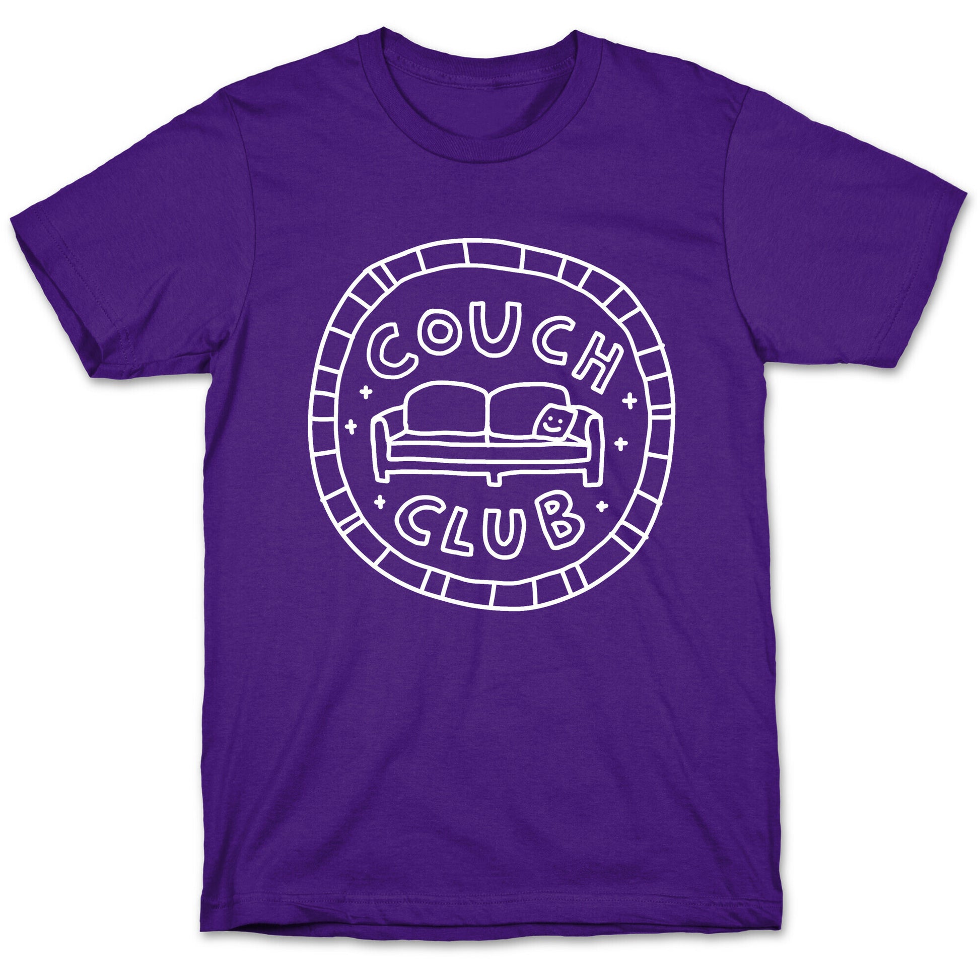 Couch Club Membership Badge T-Shirt