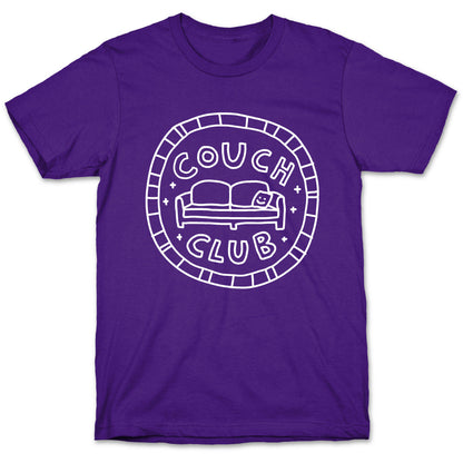 Couch Club Membership Badge T-Shirt