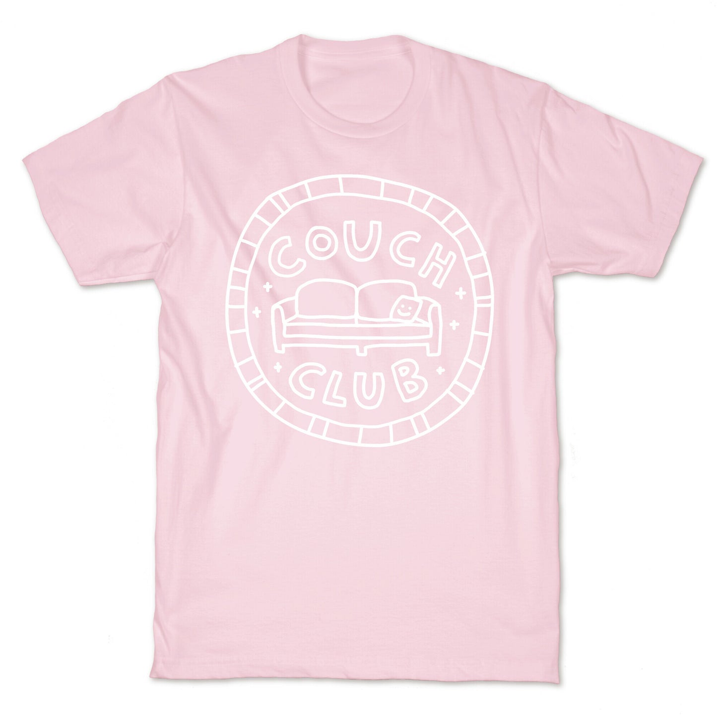 Couch Club Membership Badge T-Shirt