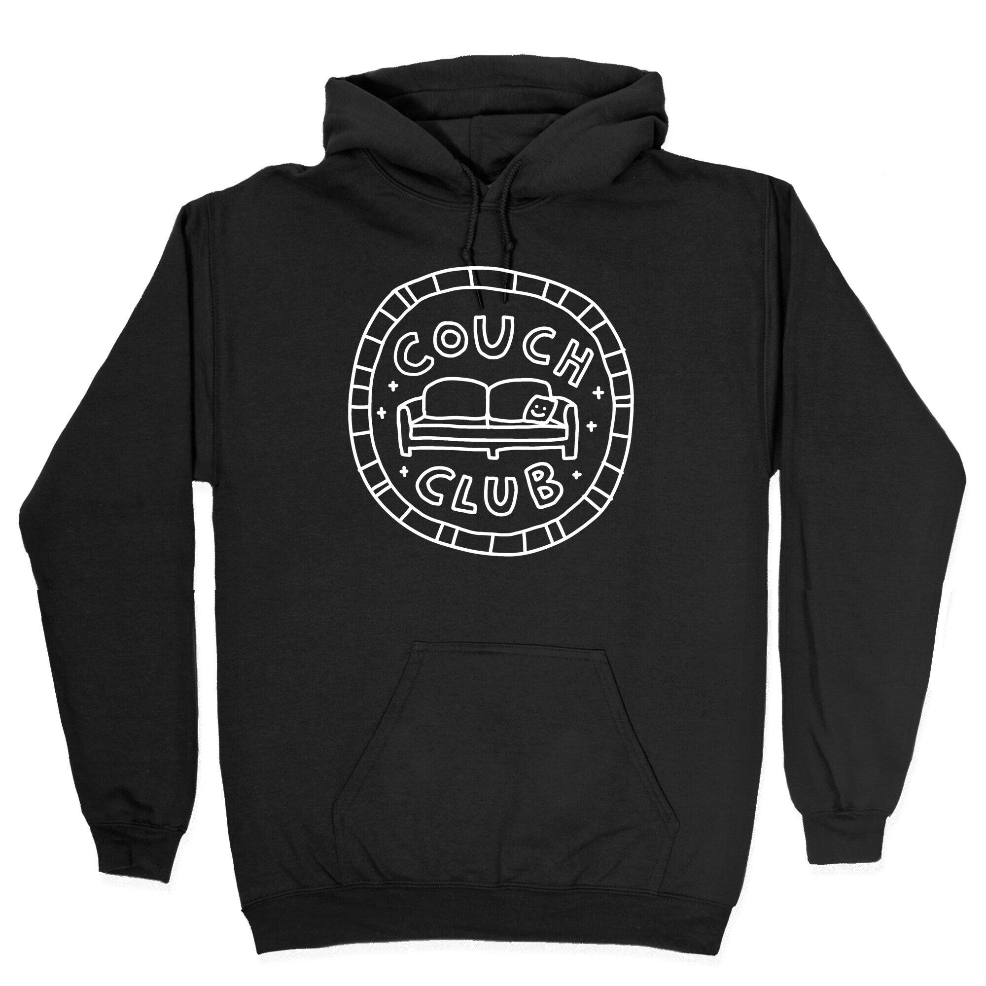 Couch Club Membership Badge Hoodie