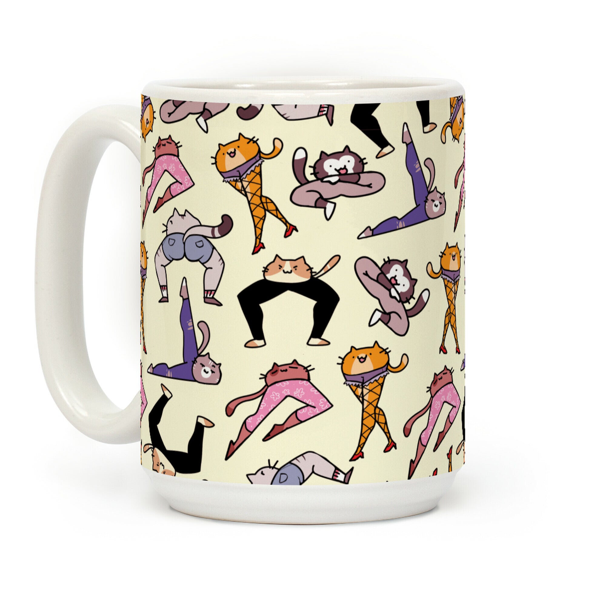 Leggy Cats Coffee Mug
