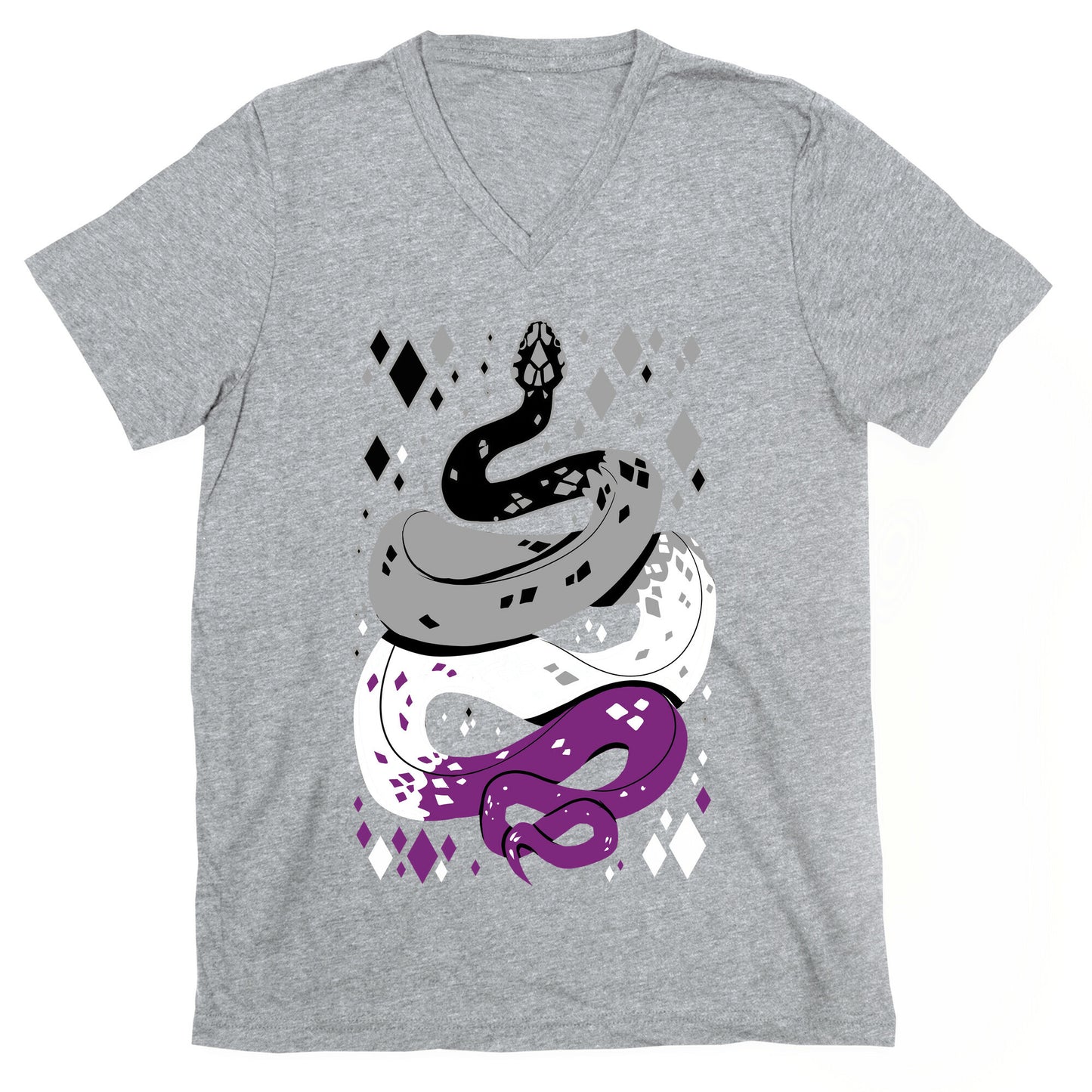 Pride Snakes: Ace V-Neck