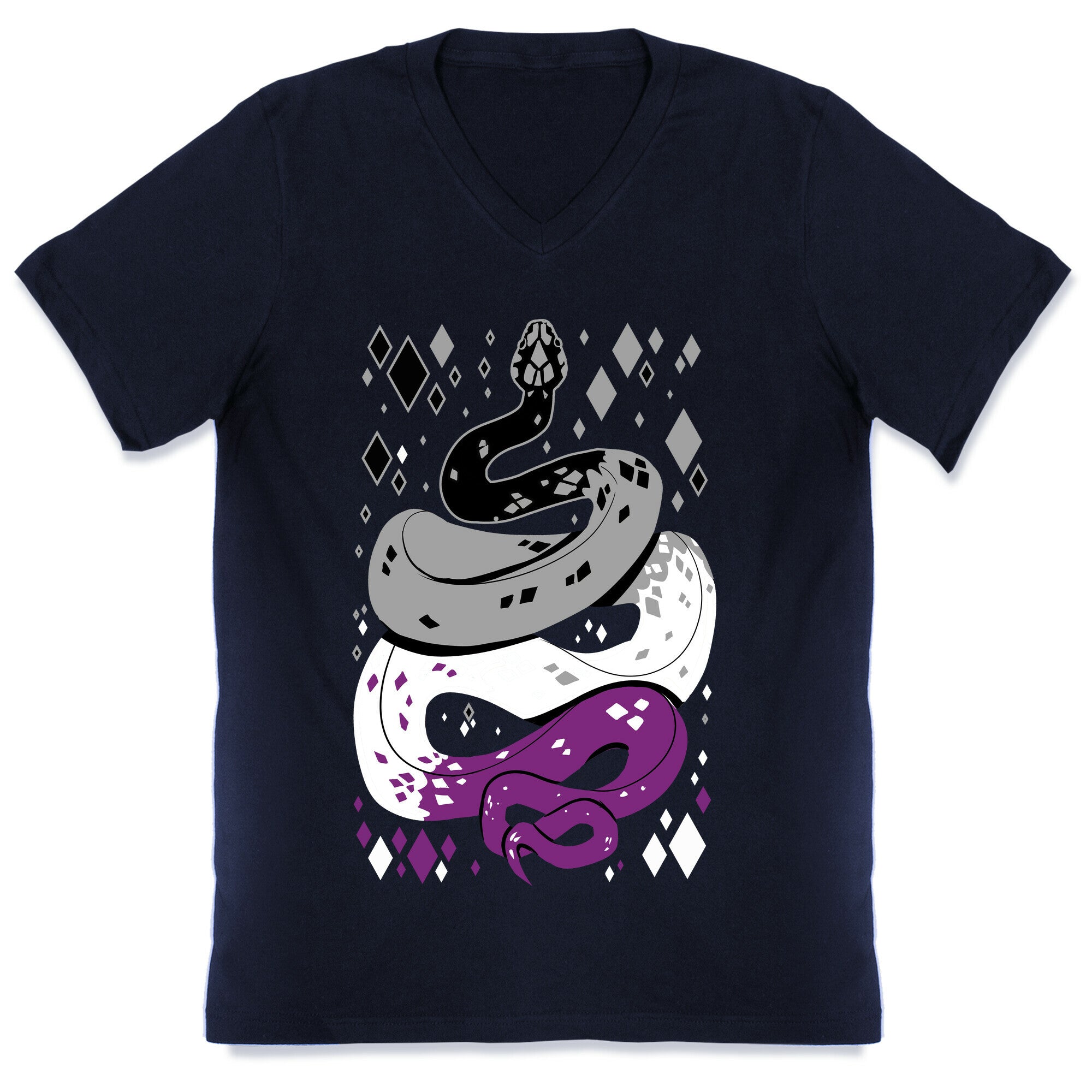 Pride Snakes: Ace V-Neck