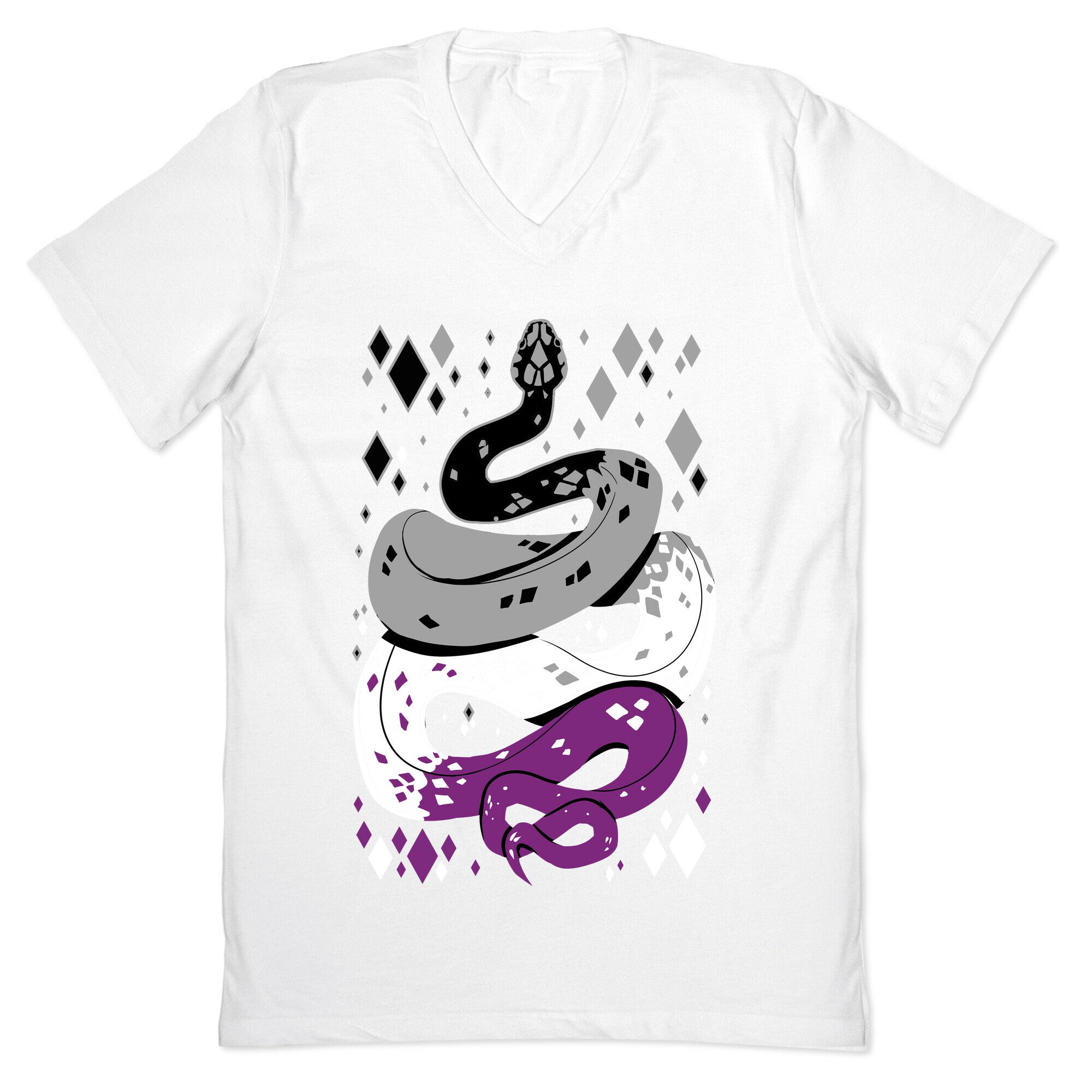 Pride Snakes: Ace V-Neck