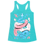 Pride Snakes: Trans Racerback Tank