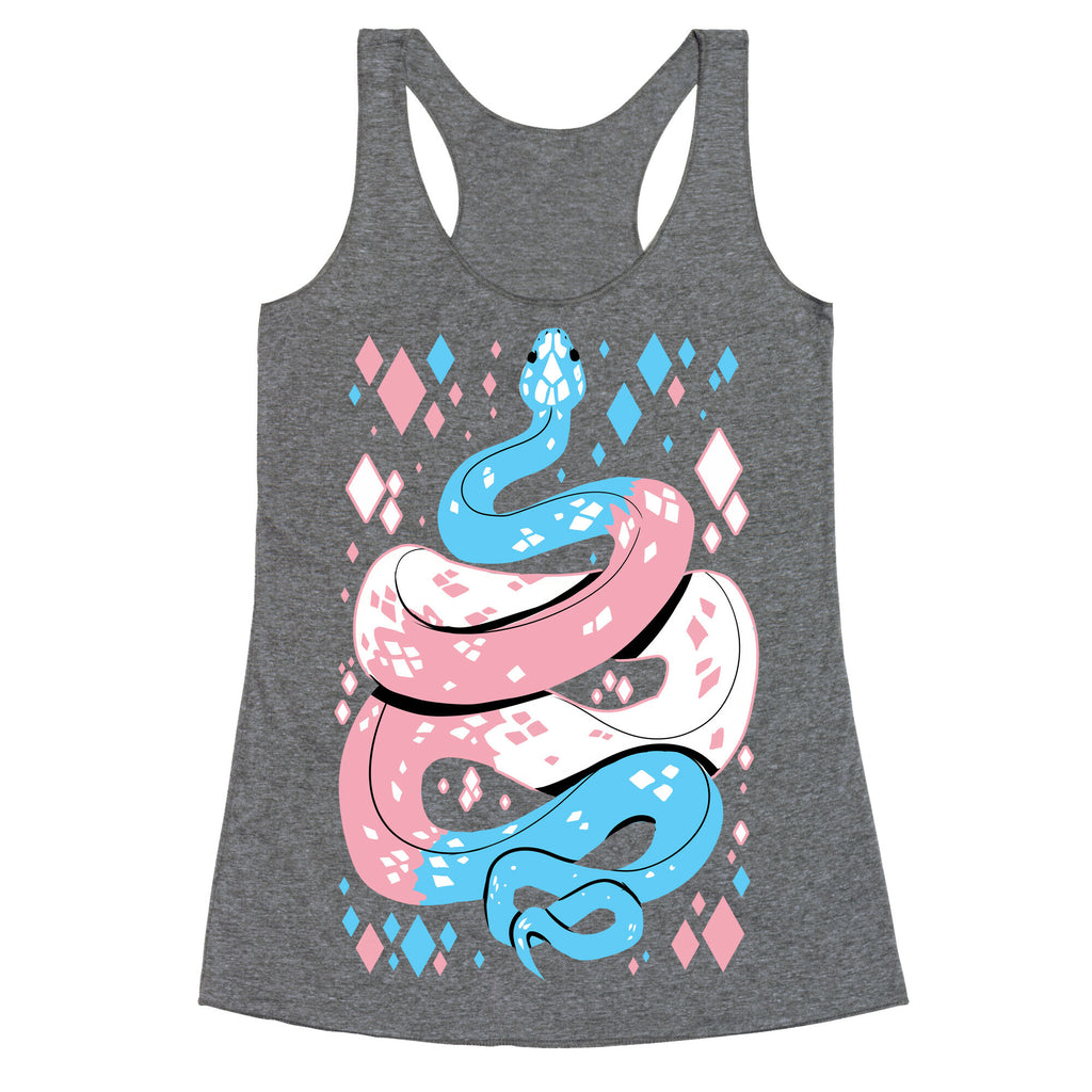Pride Snakes: Trans Racerback Tank