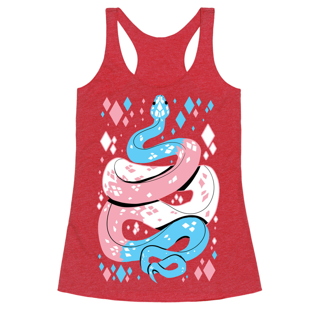 Pride Snakes: Trans Racerback Tank