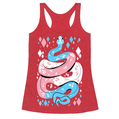 Pride Snakes: Trans Racerback Tank
