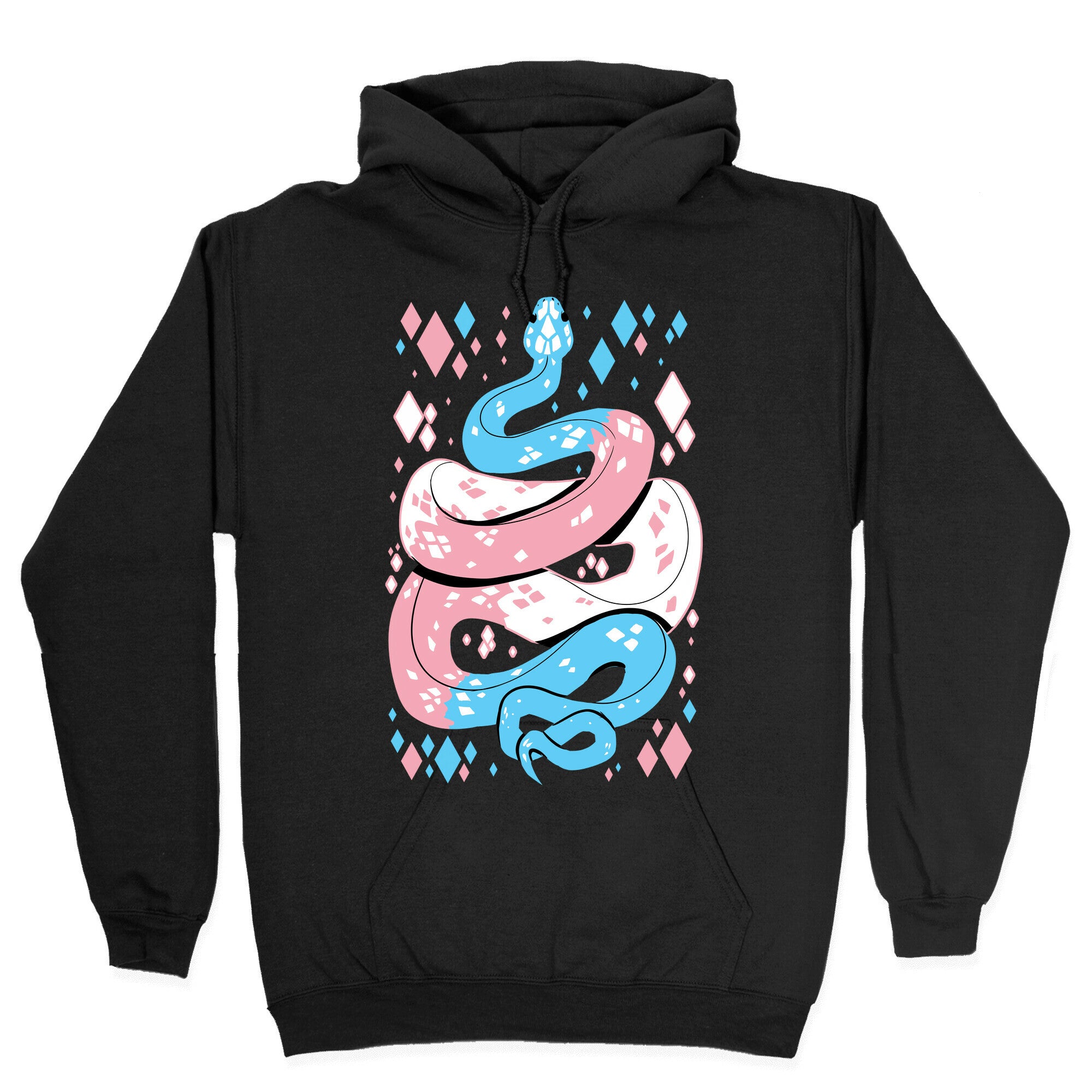 Pride Snakes: Trans Hoodie