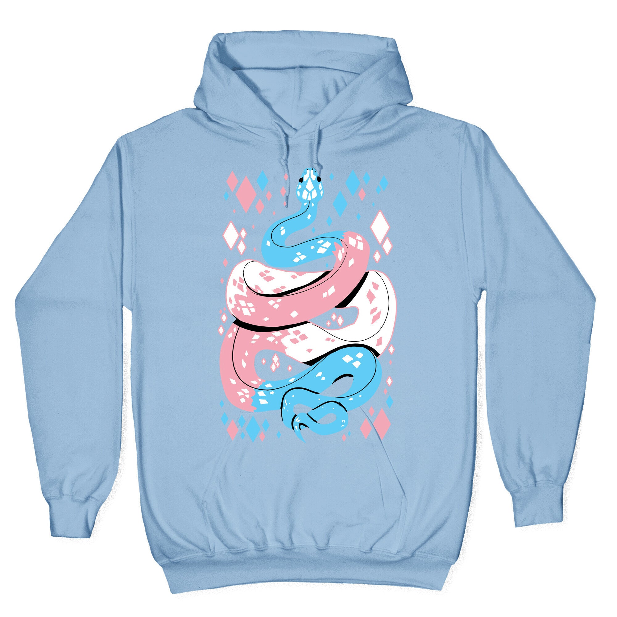 Pride Snakes: Trans Hoodie