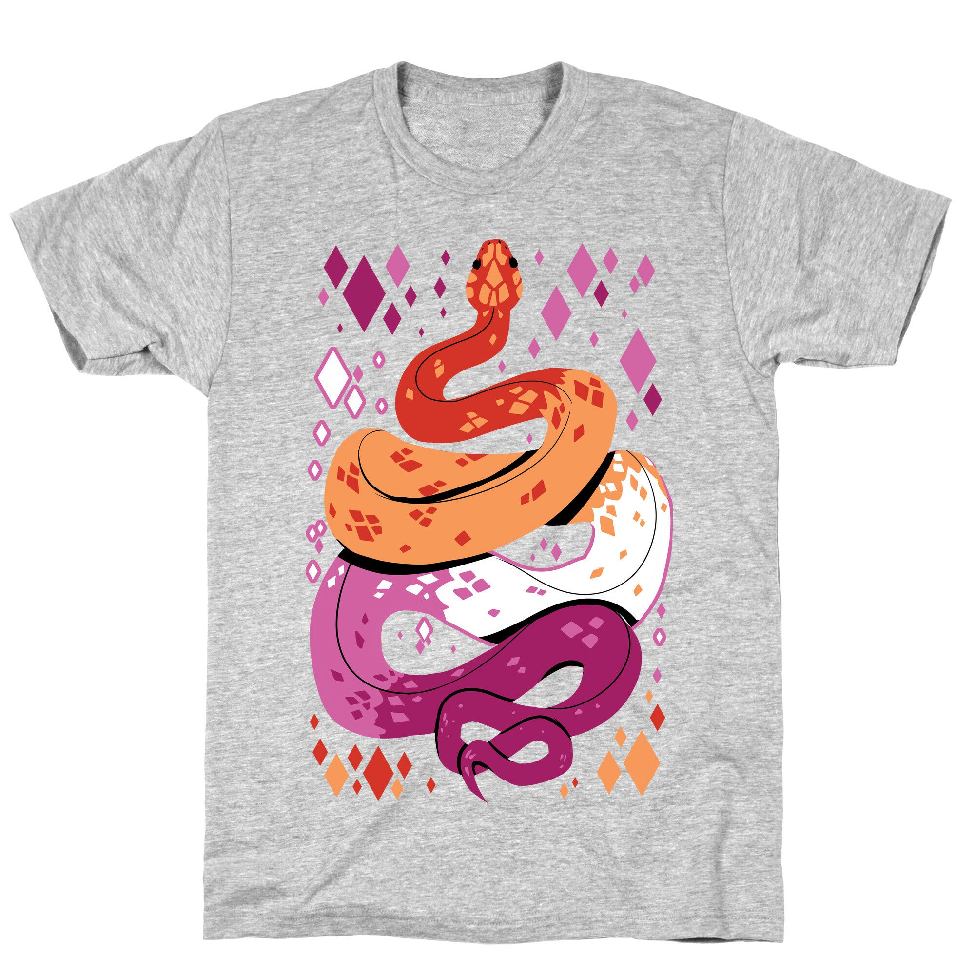 Pride Snakes: Lesbian T-Shirt
