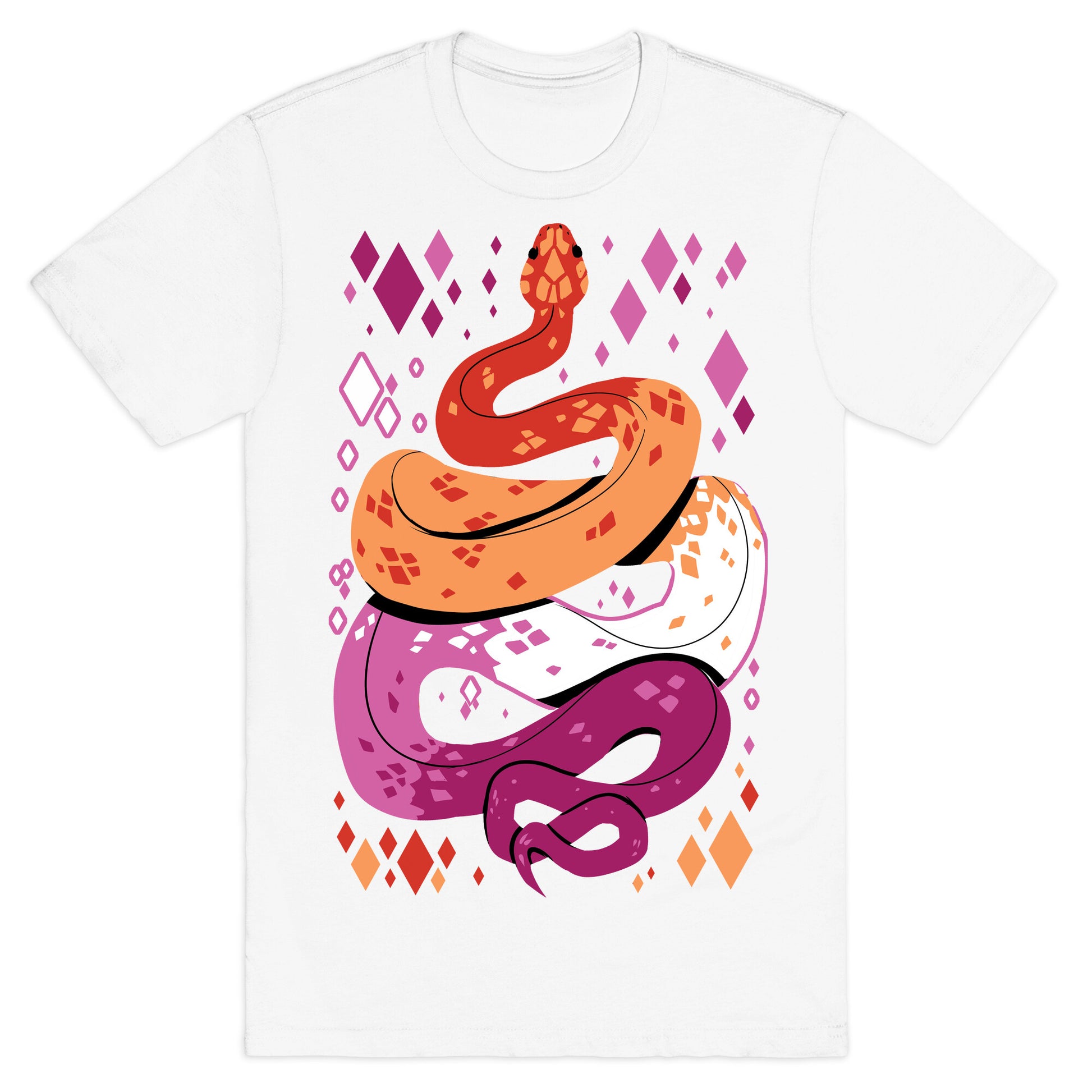 Pride Snakes: Lesbian T-Shirt