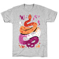 Pride Snakes: Lesbian T-Shirt