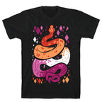 Pride Snakes: Lesbian T-Shirt