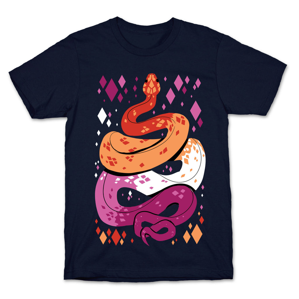 Pride Snakes: Lesbian T-Shirt