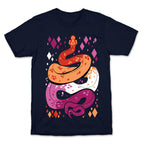 Pride Snakes: Lesbian T-Shirt