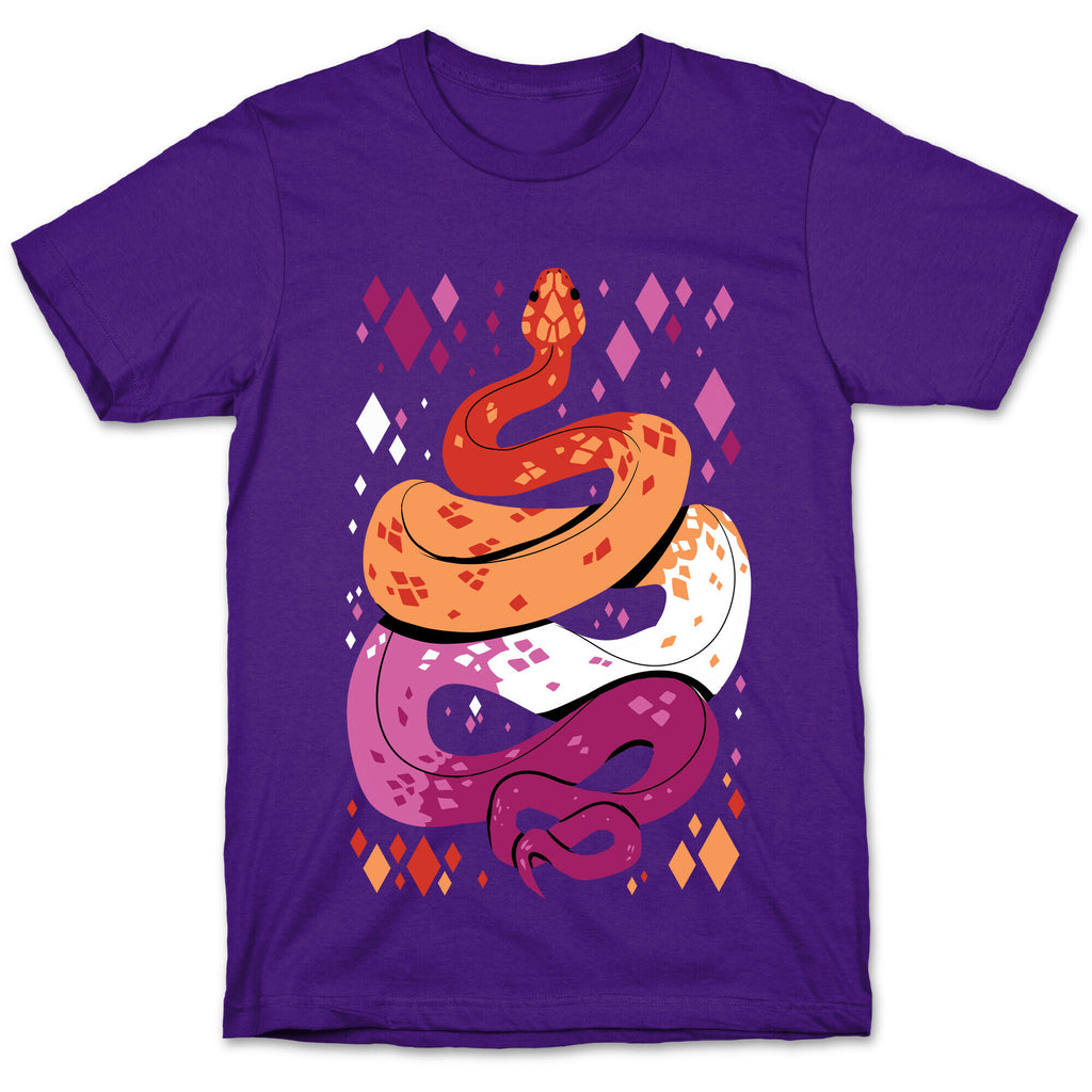 Pride Snakes: Lesbian T-Shirt