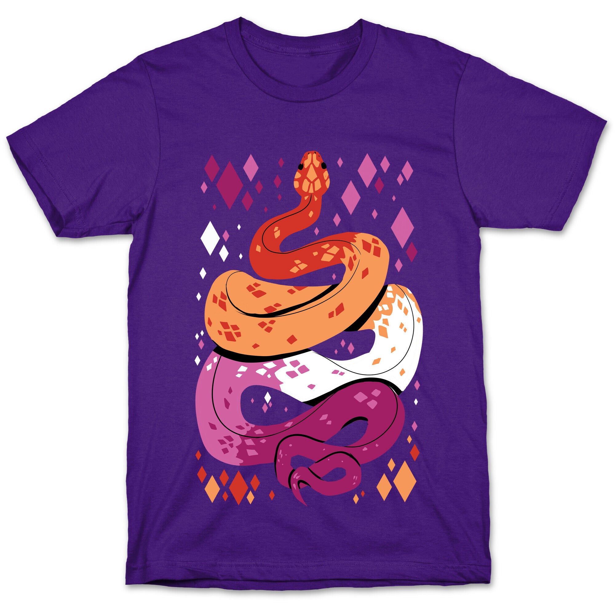 Pride Snakes: Lesbian T-Shirt