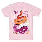 Pride Snakes: Lesbian T-Shirt