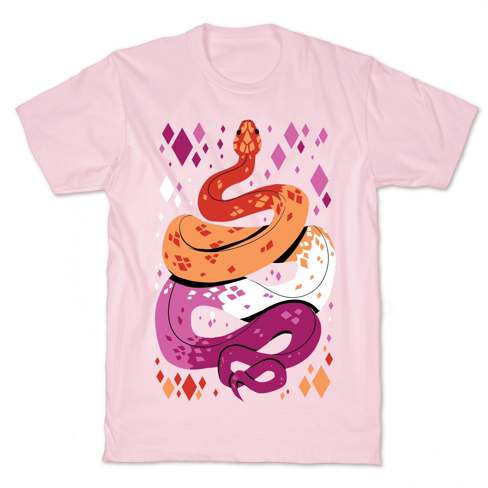 Pride Snakes: Lesbian T-Shirt