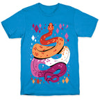 Pride Snakes: Lesbian T-Shirt