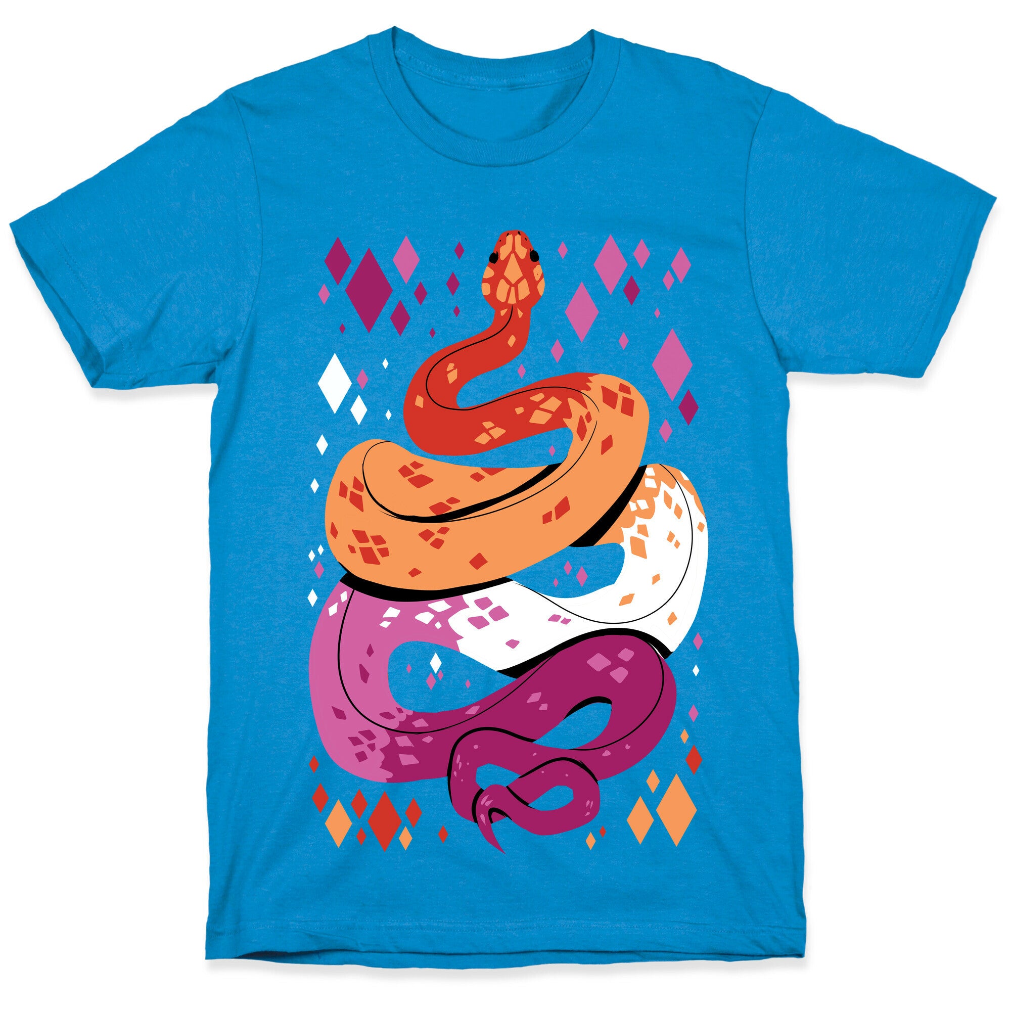 Pride Snakes: Lesbian T-Shirt