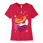 Pride Snakes: Lesbian Women's Cotton Tee
