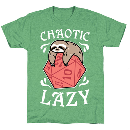 Chaotic Lazy Unisex Triblend Tee