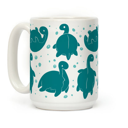 Cute Nessie Pattern Coffee Mug
