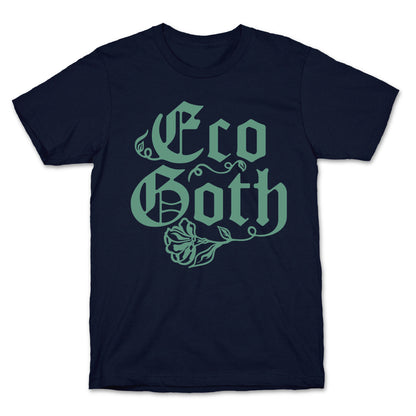 Eco Goth White Print T-Shirt