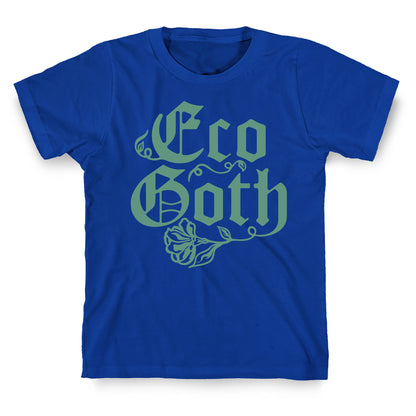 Eco Goth White Print T-Shirt