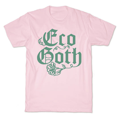 Eco Goth White Print T-Shirt