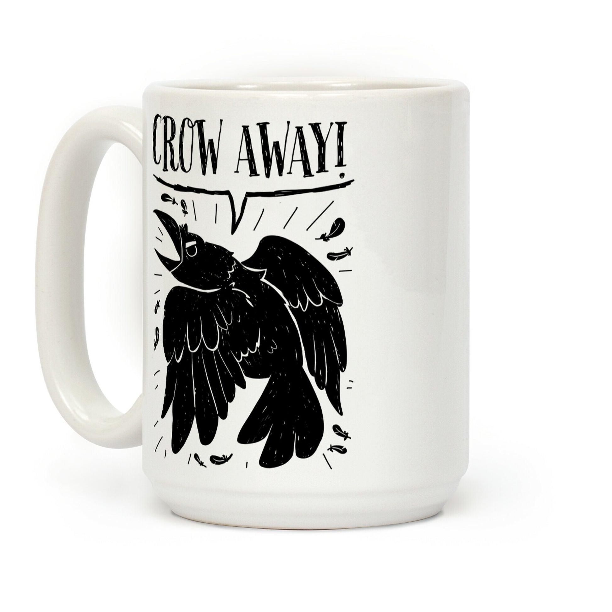 Crow Away Coffee Mug