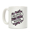 Helpful Rocks (Healing Crystals) Coffee Mug