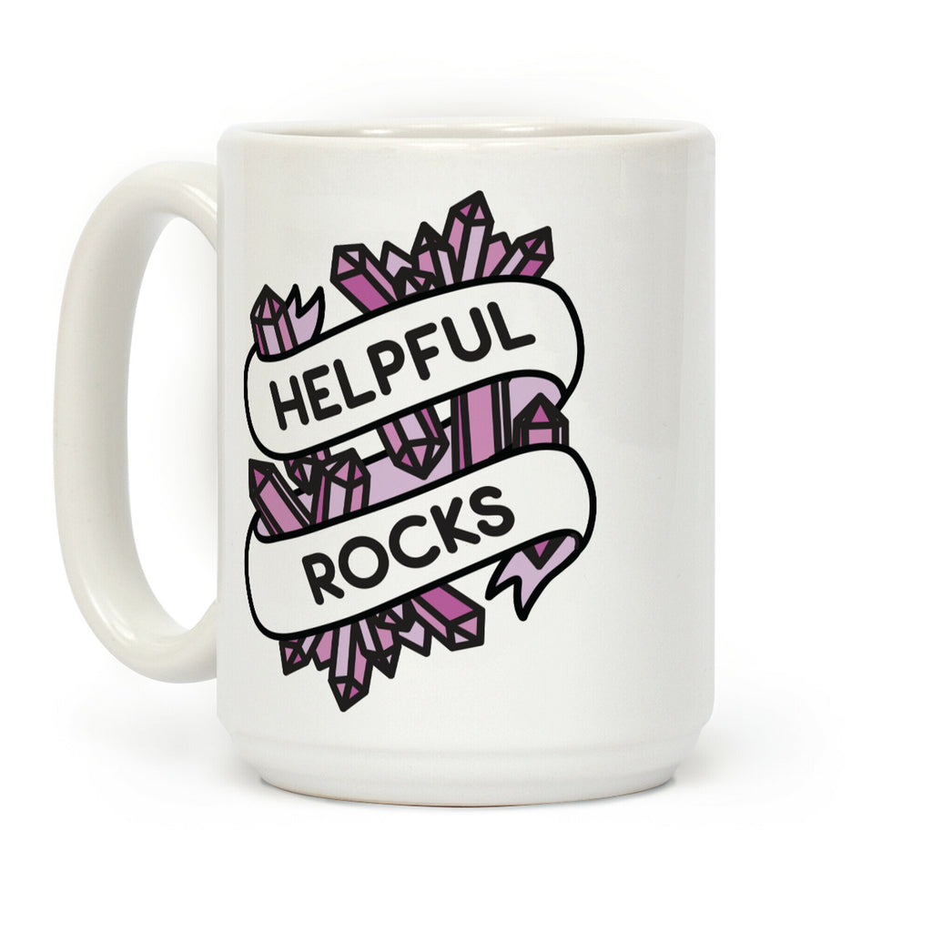 Helpful Rocks (Healing Crystals) Coffee Mug