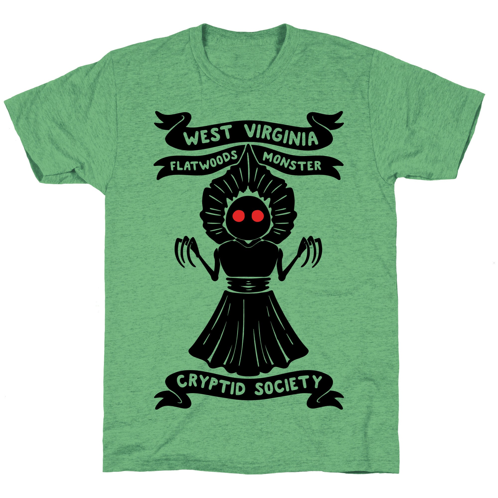 West Virginia Flatwoods Monster Cryptid Socitey Unisex Triblend Tee