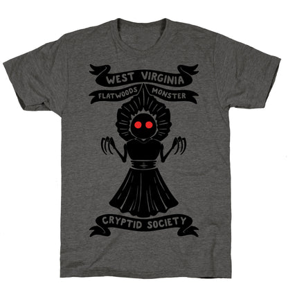 West Virginia Flatwoods Monster Cryptid Socitey Unisex Triblend Tee