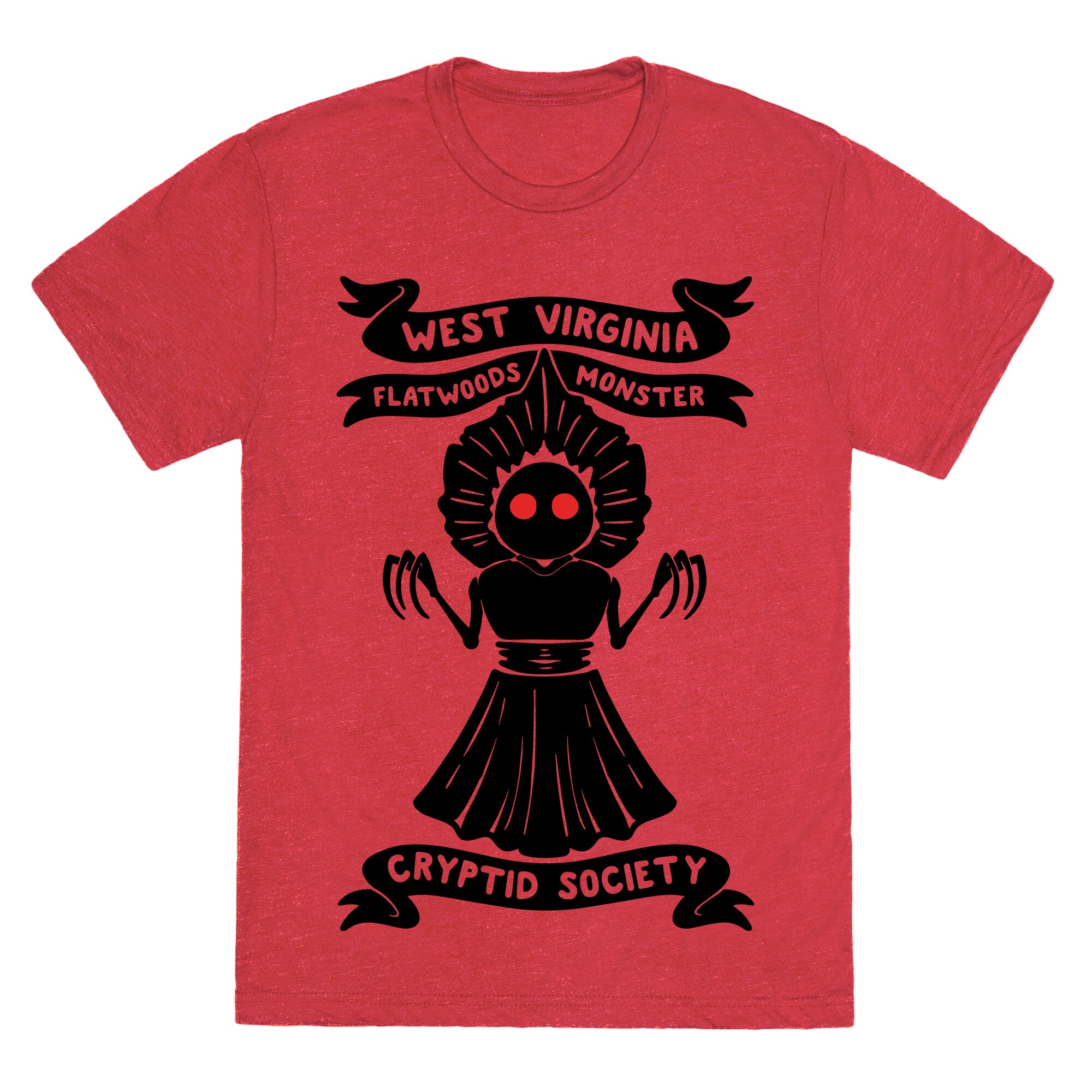 West Virginia Flatwoods Monster Cryptid Socitey Unisex Triblend Tee