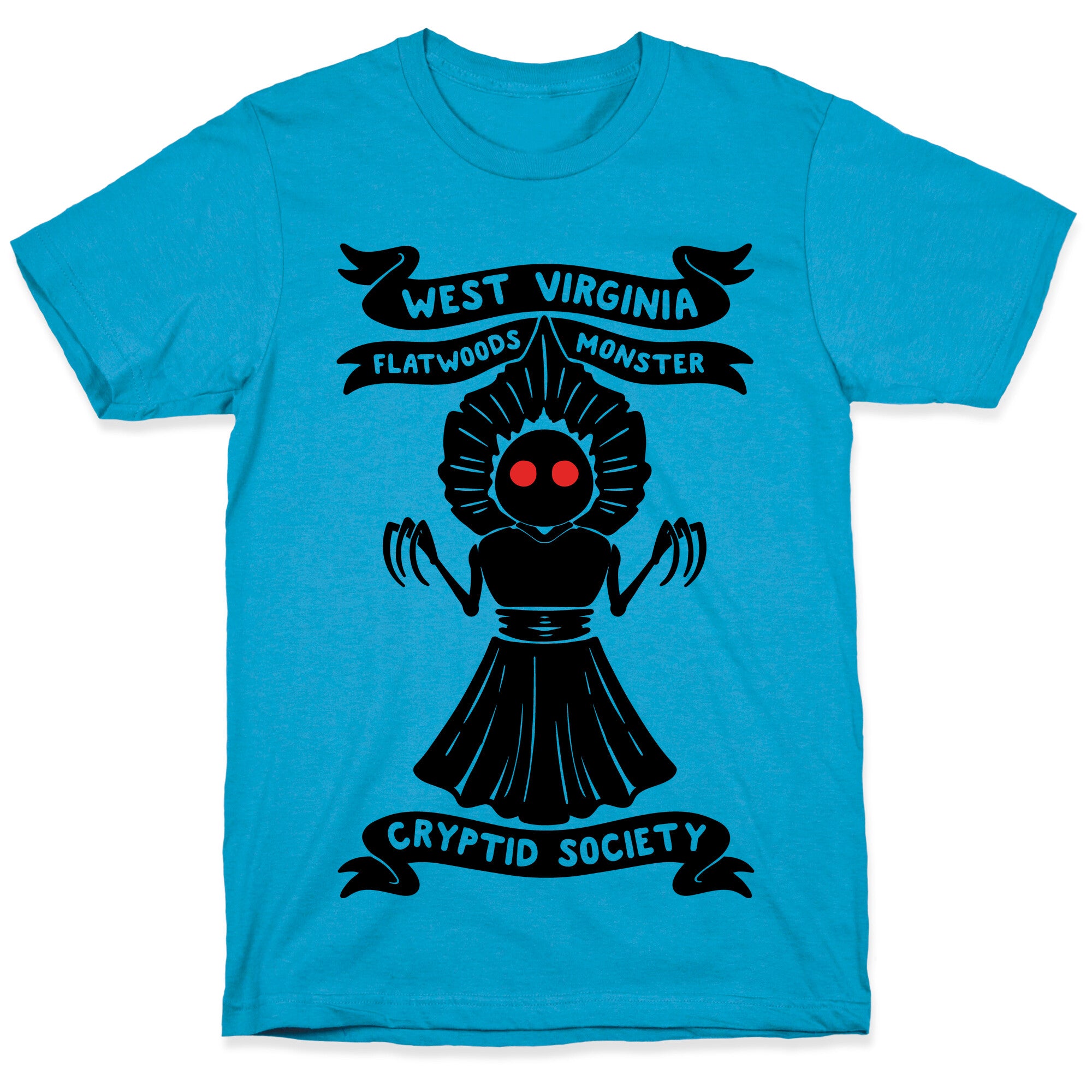 West Virginia Flatwoods Monster Cryptid Socitey Unisex Triblend Tee