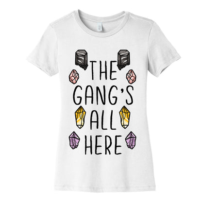 The Gangs All Here Crystals Women's Cotton Tee