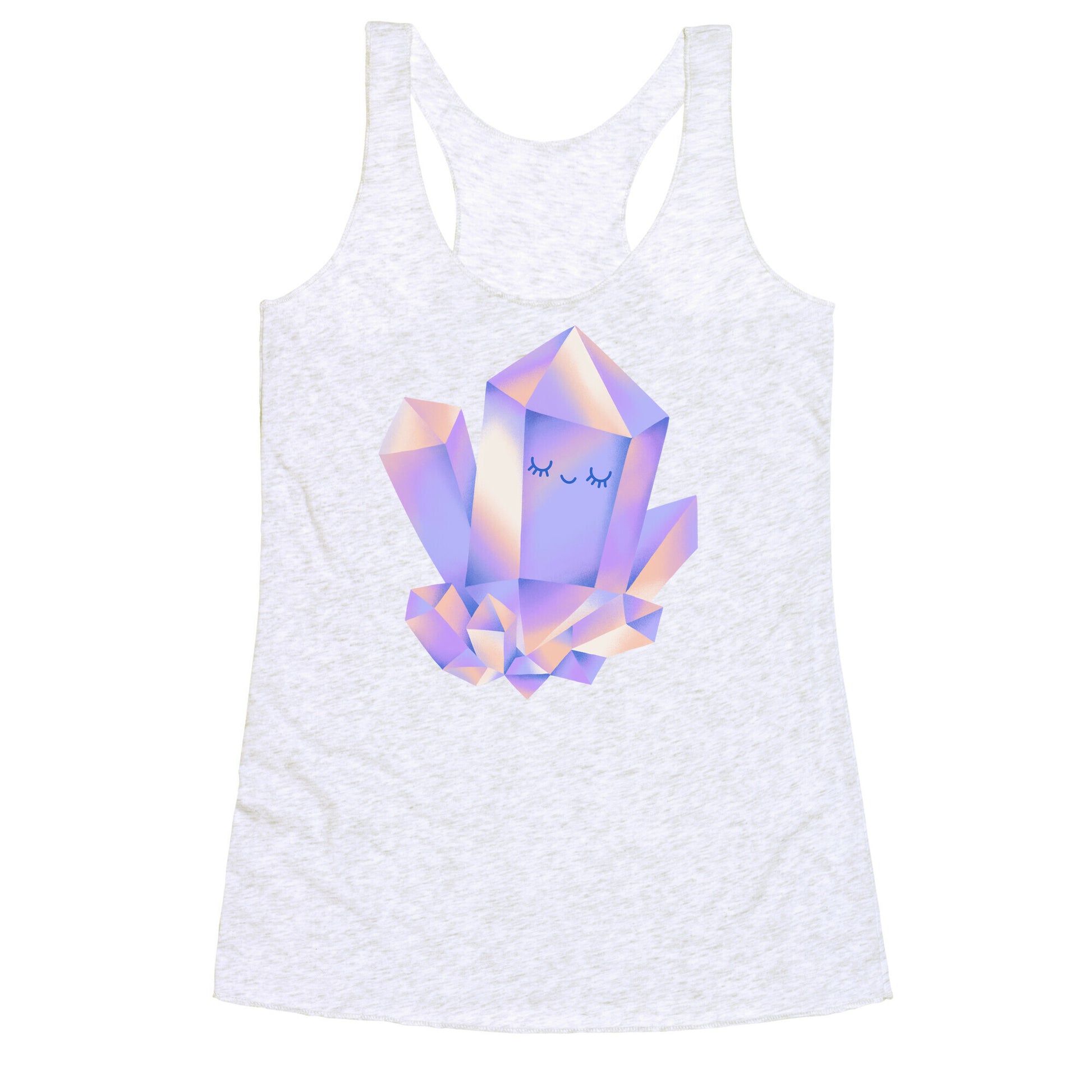 Happy Healing Crystal Racerback Tank