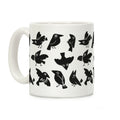Cute Crow Pattern Coffee Mug
