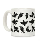 Cute Crow Pattern Coffee Mug