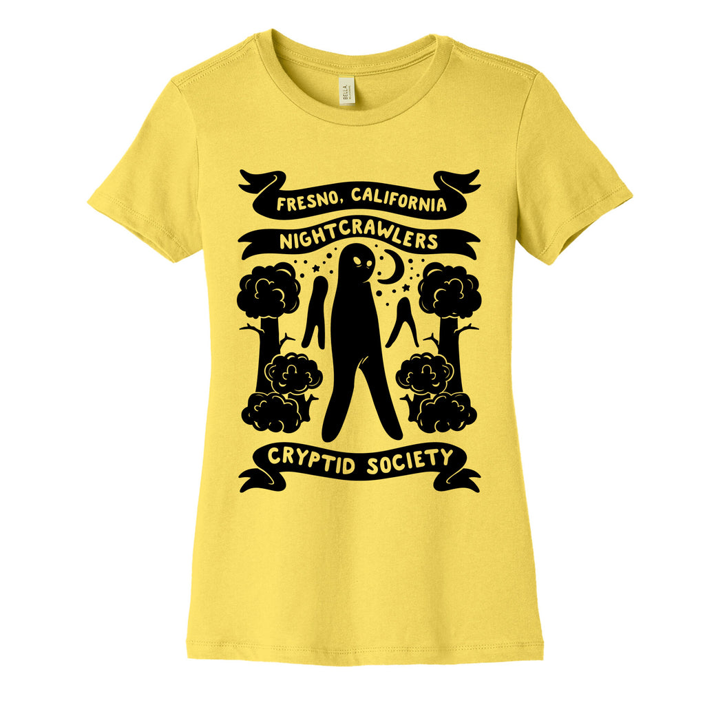 Fresno Nightcrawlers Cryptid Society  Women's Cotton Tee