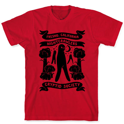 Fresno Nightcrawlers Cryptid Society  T-Shirt